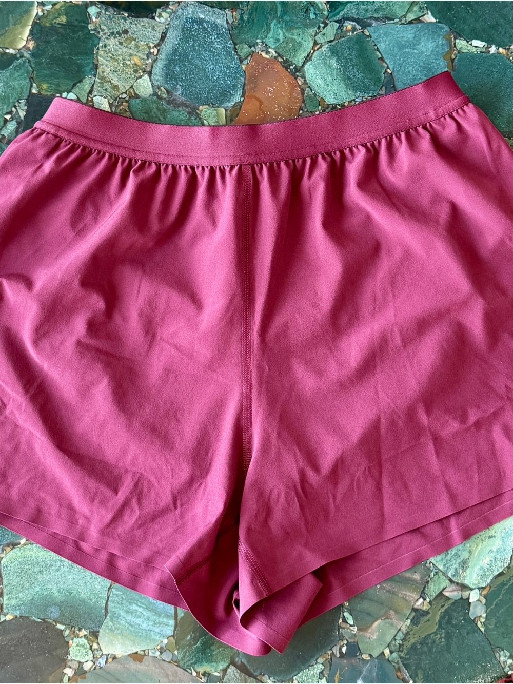 Lulu Lemon High-Rise Split Short 3"
Stripe - Burgundy - Picture 6 of 8